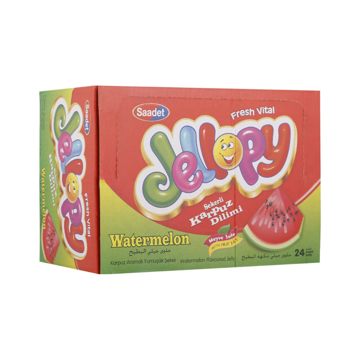 Saadet Watermelon Flavour Jellopy Jelly 24x25g