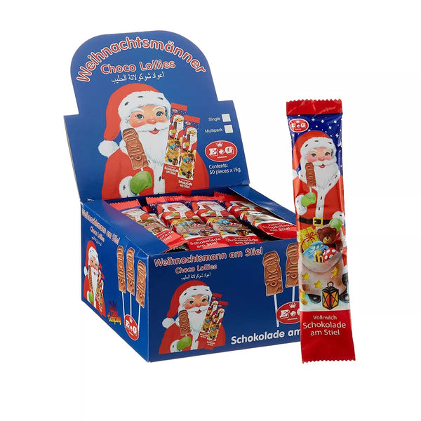 Santa Claus on a stick &#8211; milk chocolate