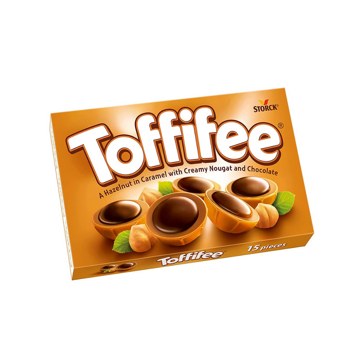 Toffifee Whole Hazelnut in Nougat Cream Filled Caramell ( 125 G 15 Pcs ) (1)