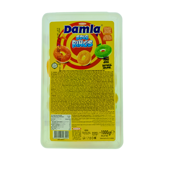 Tayas Damla Sour Rings 1kg