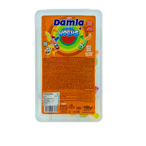 Tayas Damla Sour Worms 1kg