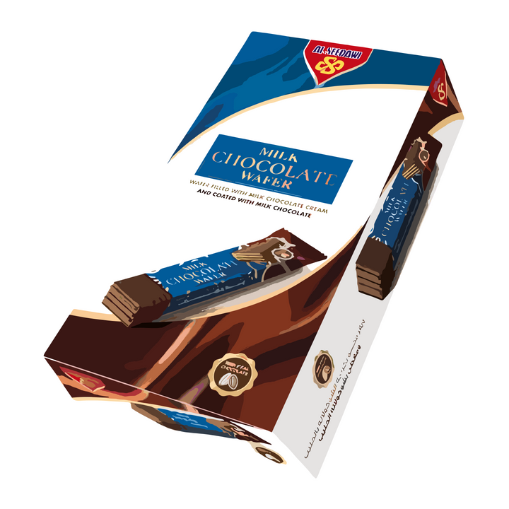 Al Seedawi Wafer with Milk Chocolate Cream 480g