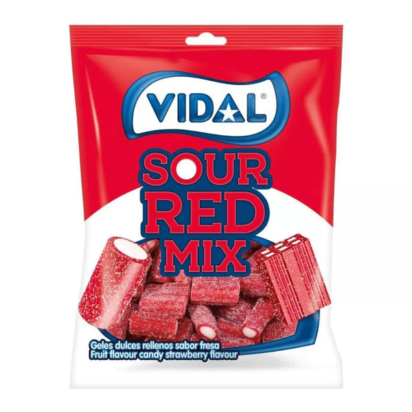 Vidal Sour Red Mix Jelly 100g