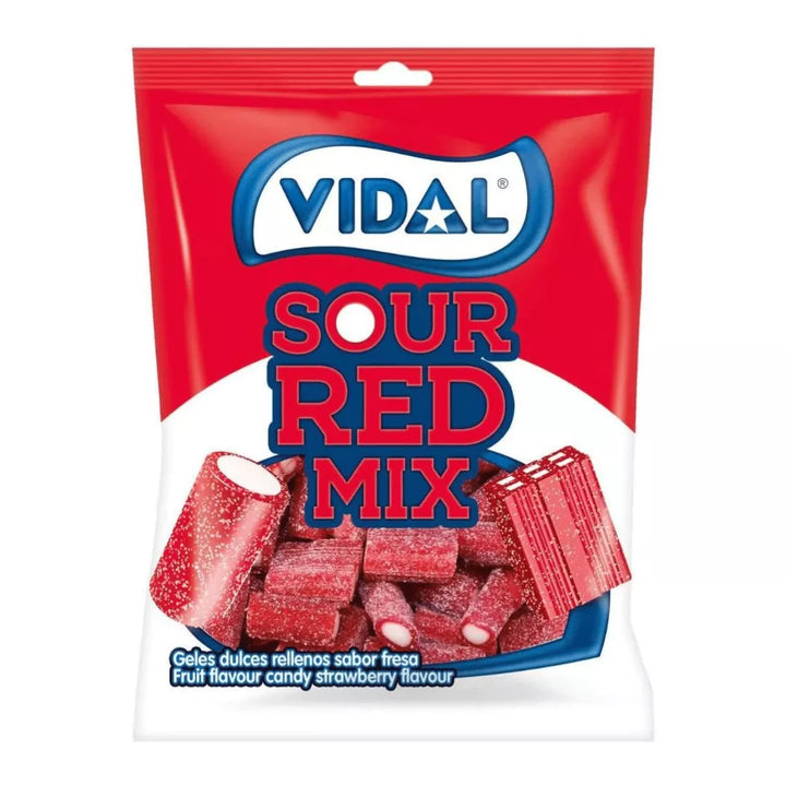 Vidal Sour Red Mix Jelly 100g