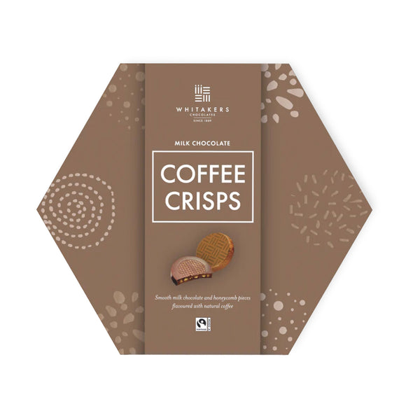 WHITAKERS MILK COFFEE HONEYCOMB CRISPS CHOCOLATE 165G