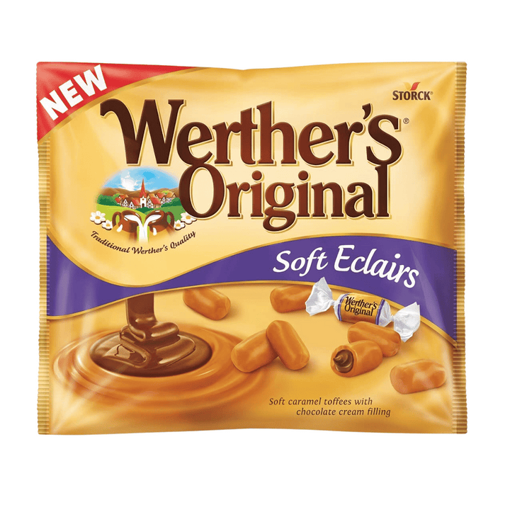 Werther’s Original Soft Eclairs Caramel Toffees 100g