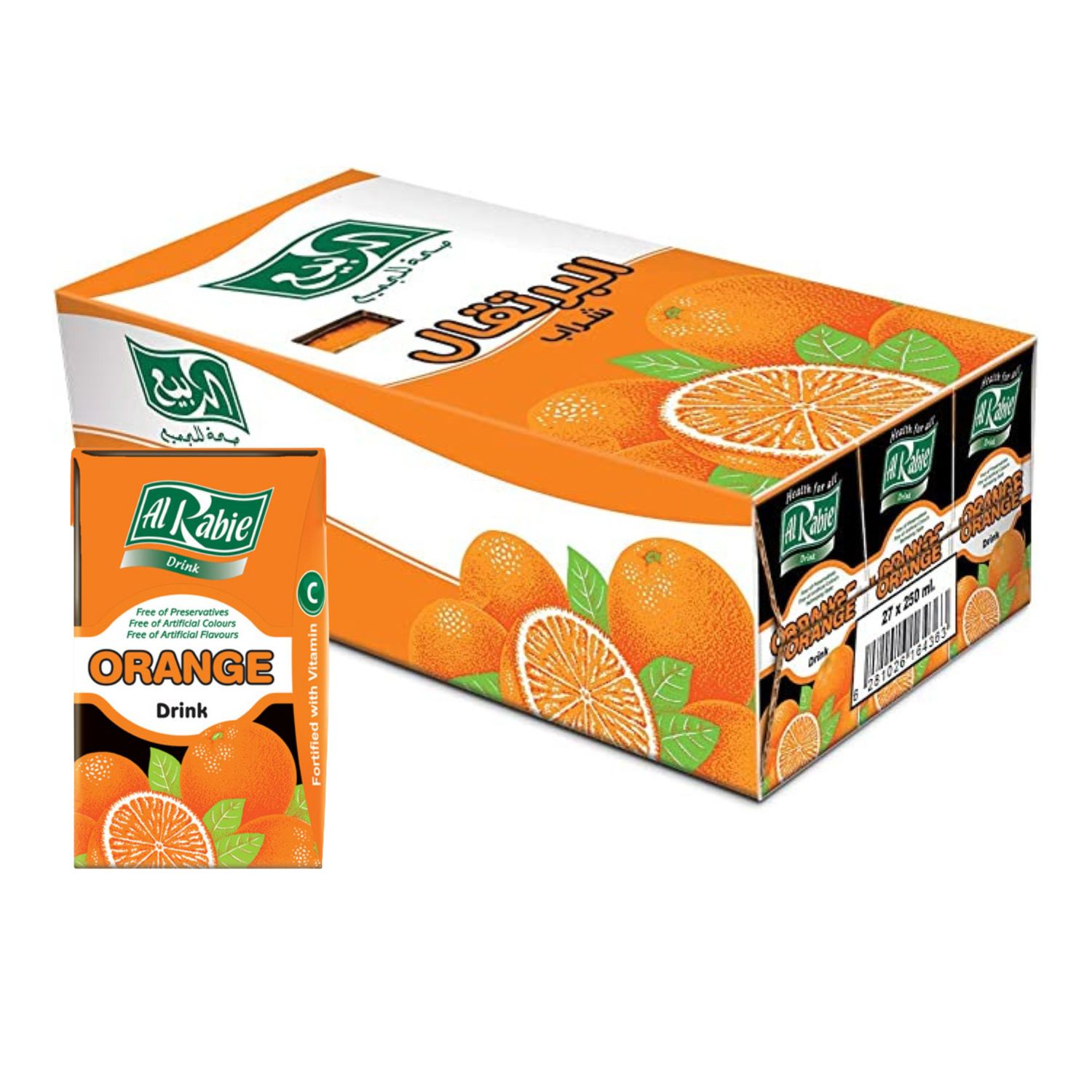 Al Rabie Mini Al Rabie Orange Drink 27x250ml - Al-hudaydah – al-hudaydah