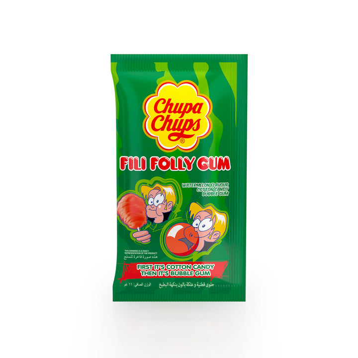chupa chups cotton bubblegum watermelon