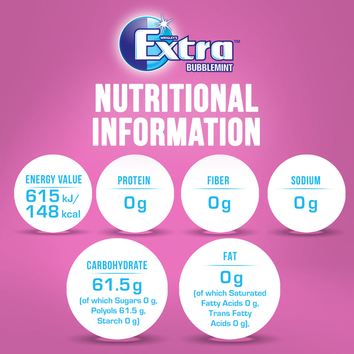 extra gum bubblegum 30 x 10 3