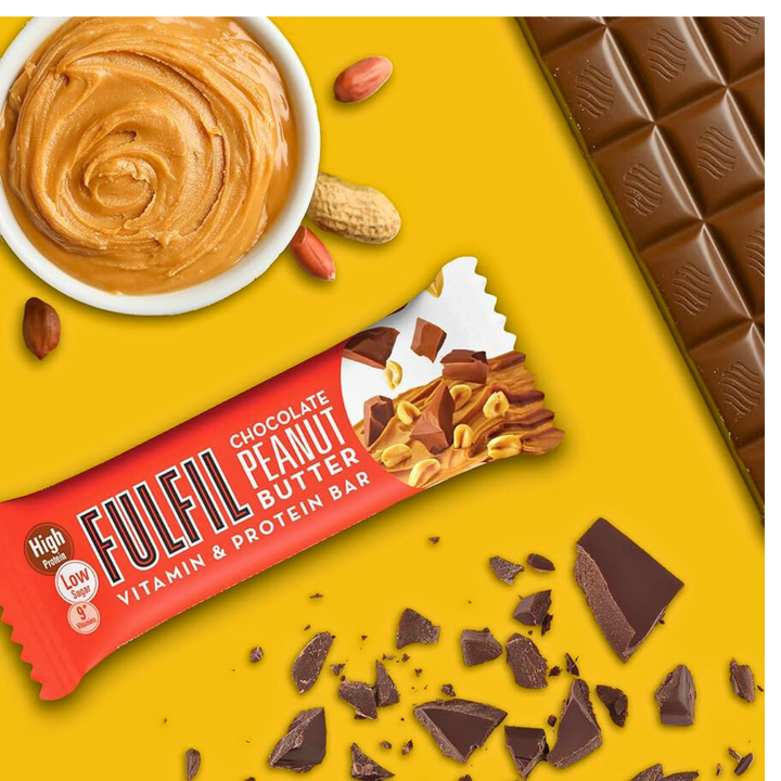 Fulfil Vitamin & Protien Bar Choco With Peanut & Butter Flavour 55g