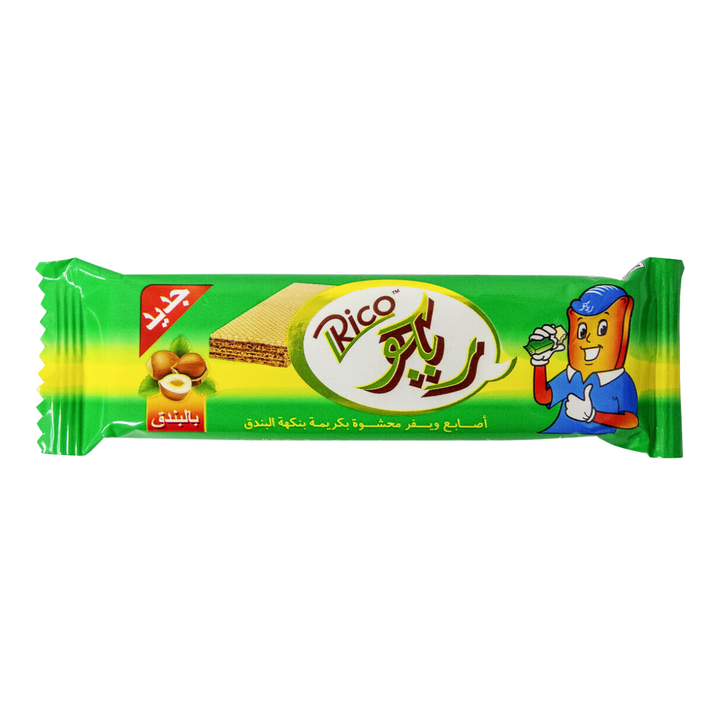 Rico Waffer Finger with Hazelnut Flavor 24x17.6gr