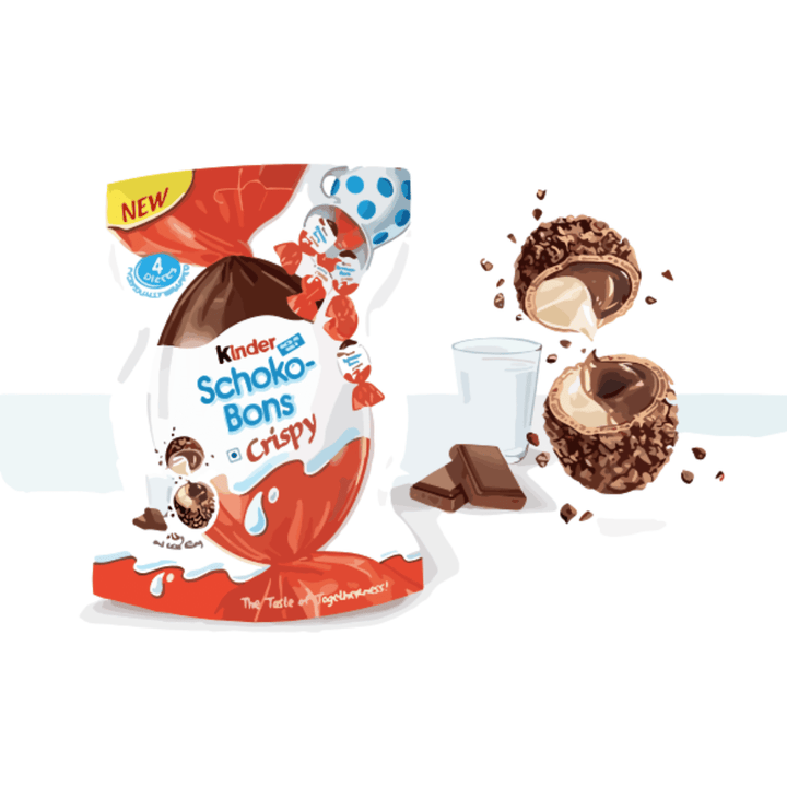 kinder schoko bons crispy