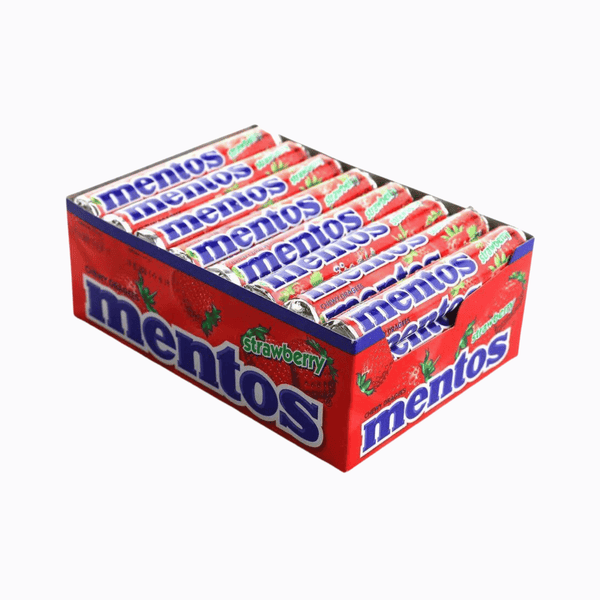 mint mentos strawberry