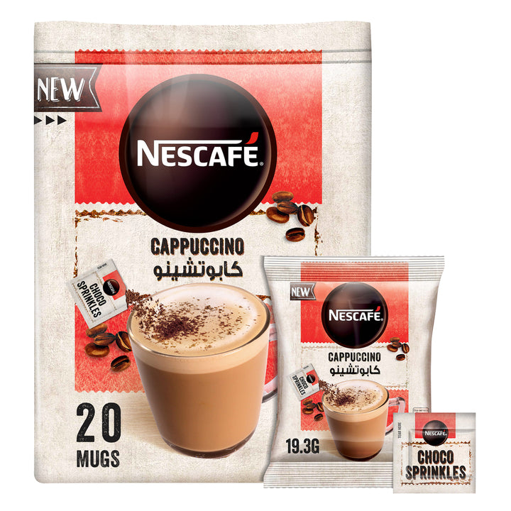 nescafe capuccino bag