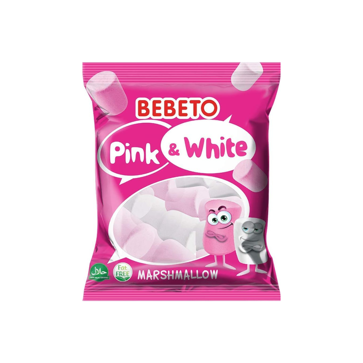 Bebeto Pink & White 135g