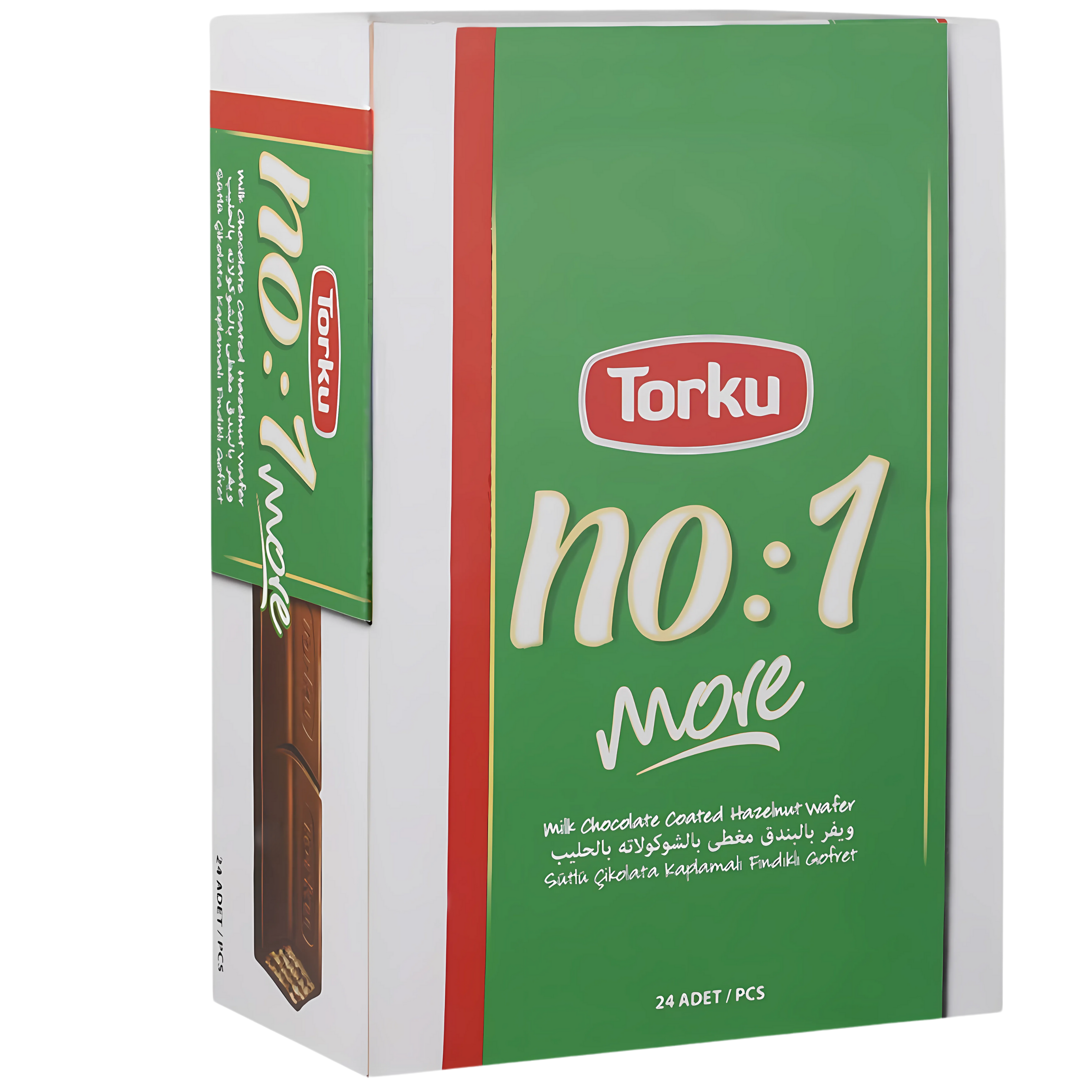 TORKU WAFER WITH MILK CHOCOLATE & MILKY COCOA COATING 24X30G