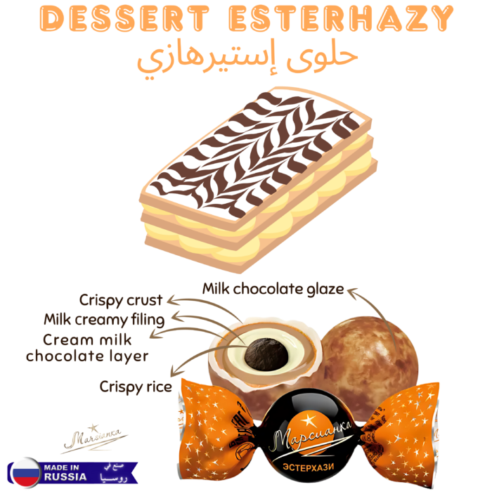 MARSIANKA DESSERT ESTERHAZY CREAM FILLED CHOCOLATES 1KG