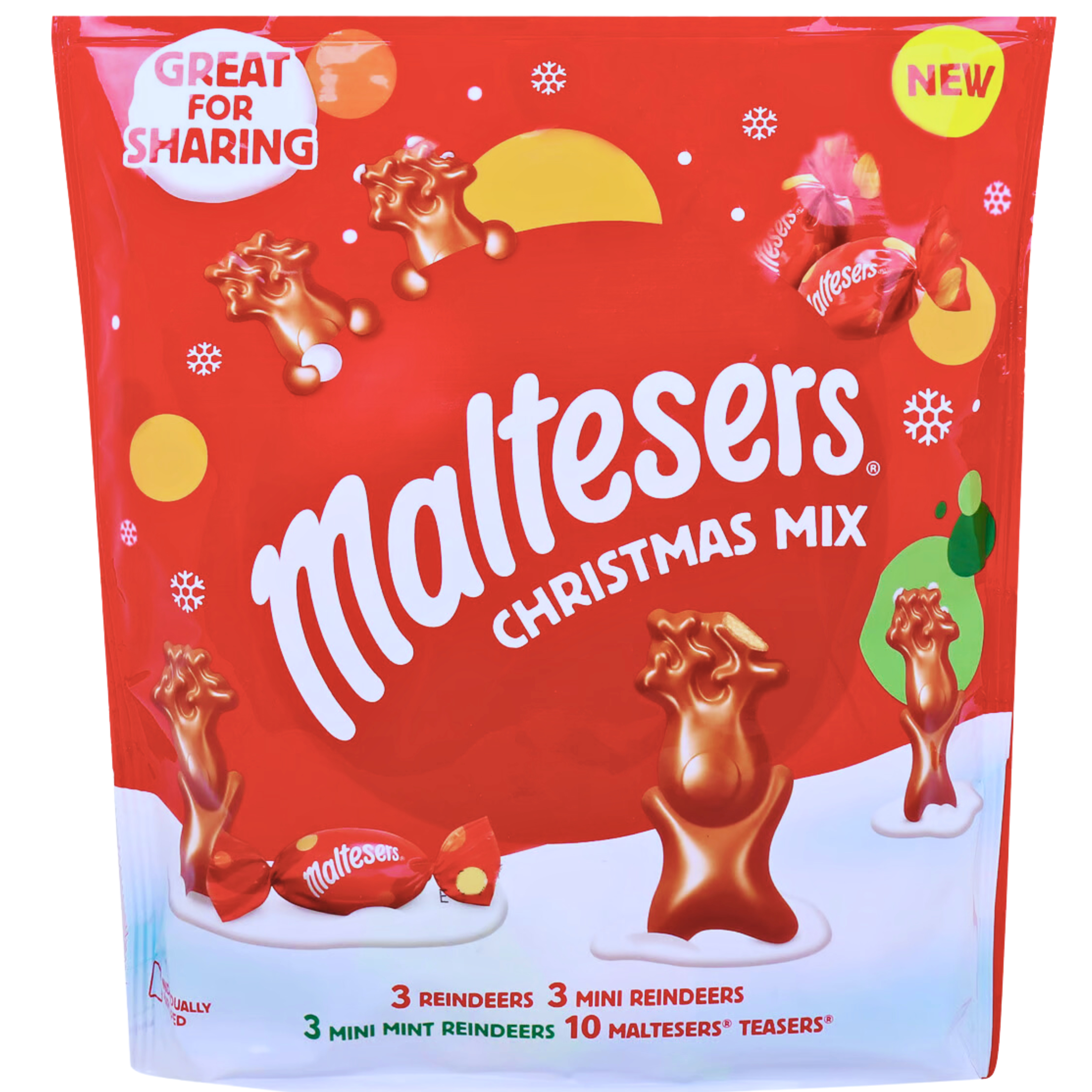 MALTESERS MILK CHOCOLATE (CHRISTMAS MIX) 240G