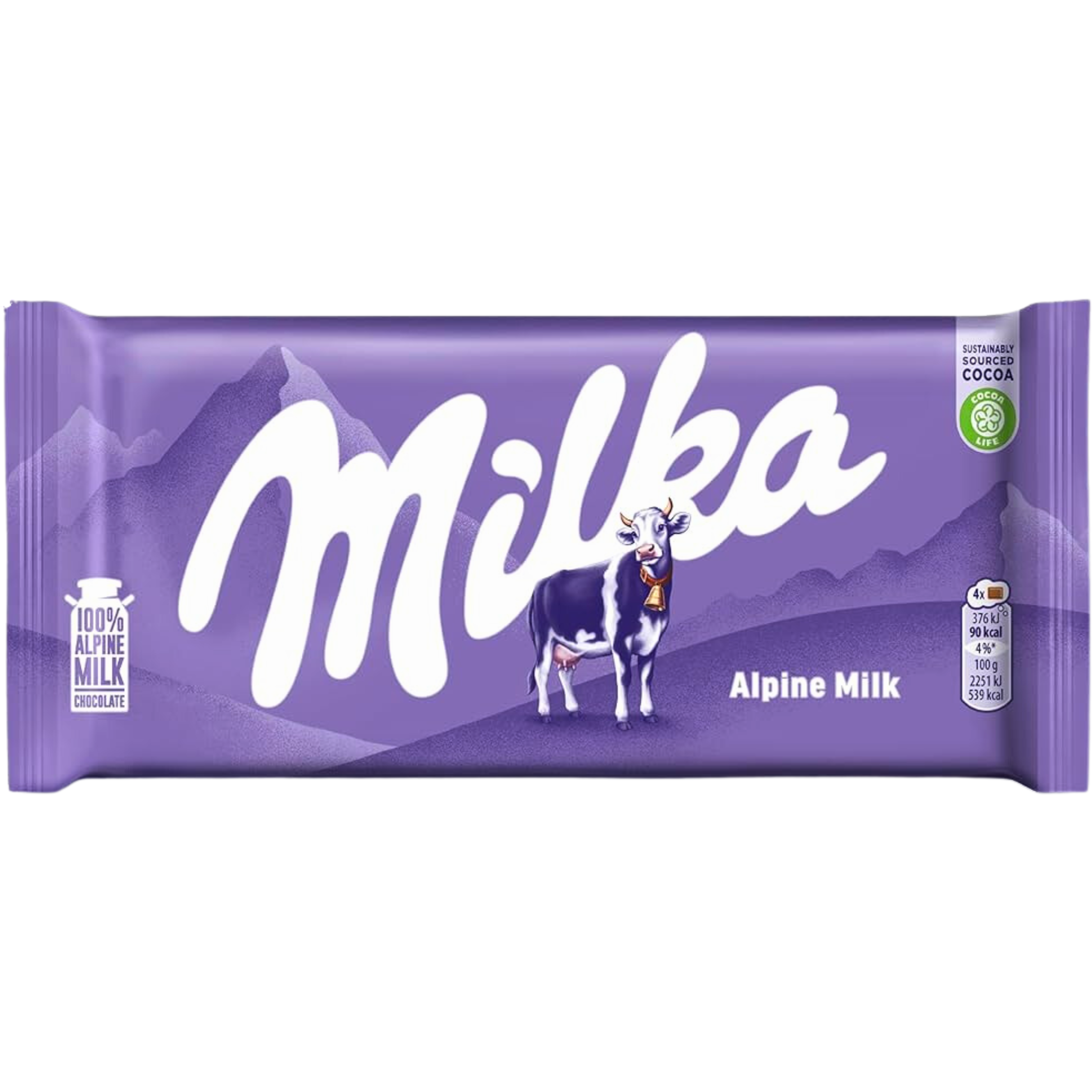 MILKA ALPINE MILK CHOCOLATE 100G