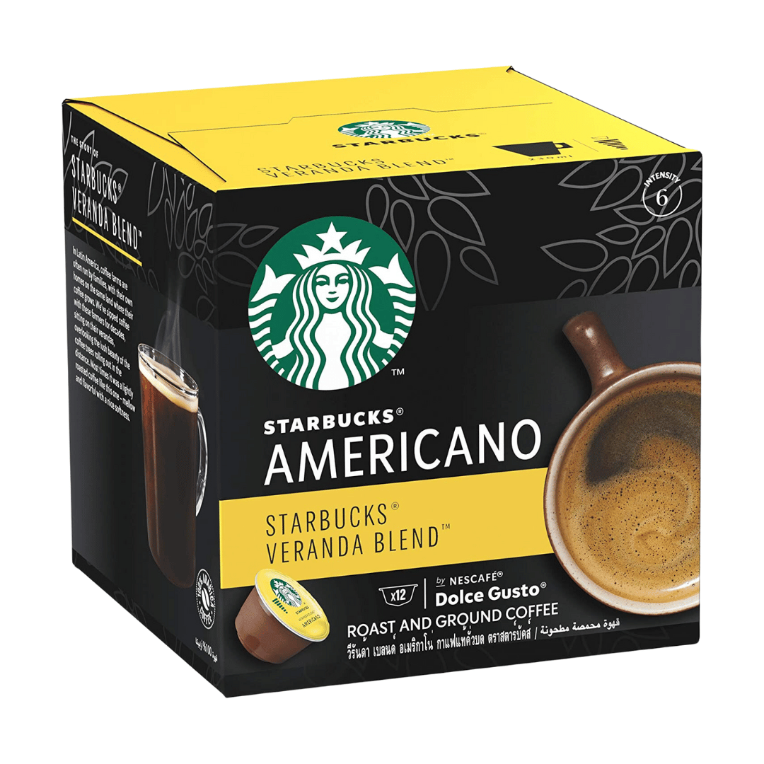 Dolce Gusto Starbucks Coffee Veranda Blend Americano, (Packaging May Vary),  12 Count (Pack of 3)