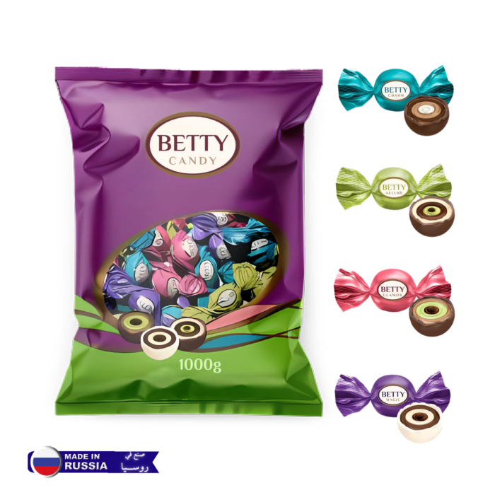 GLAZZED SWEETS BETTY WITH COMBINED CREAM FILLINGS 1KG