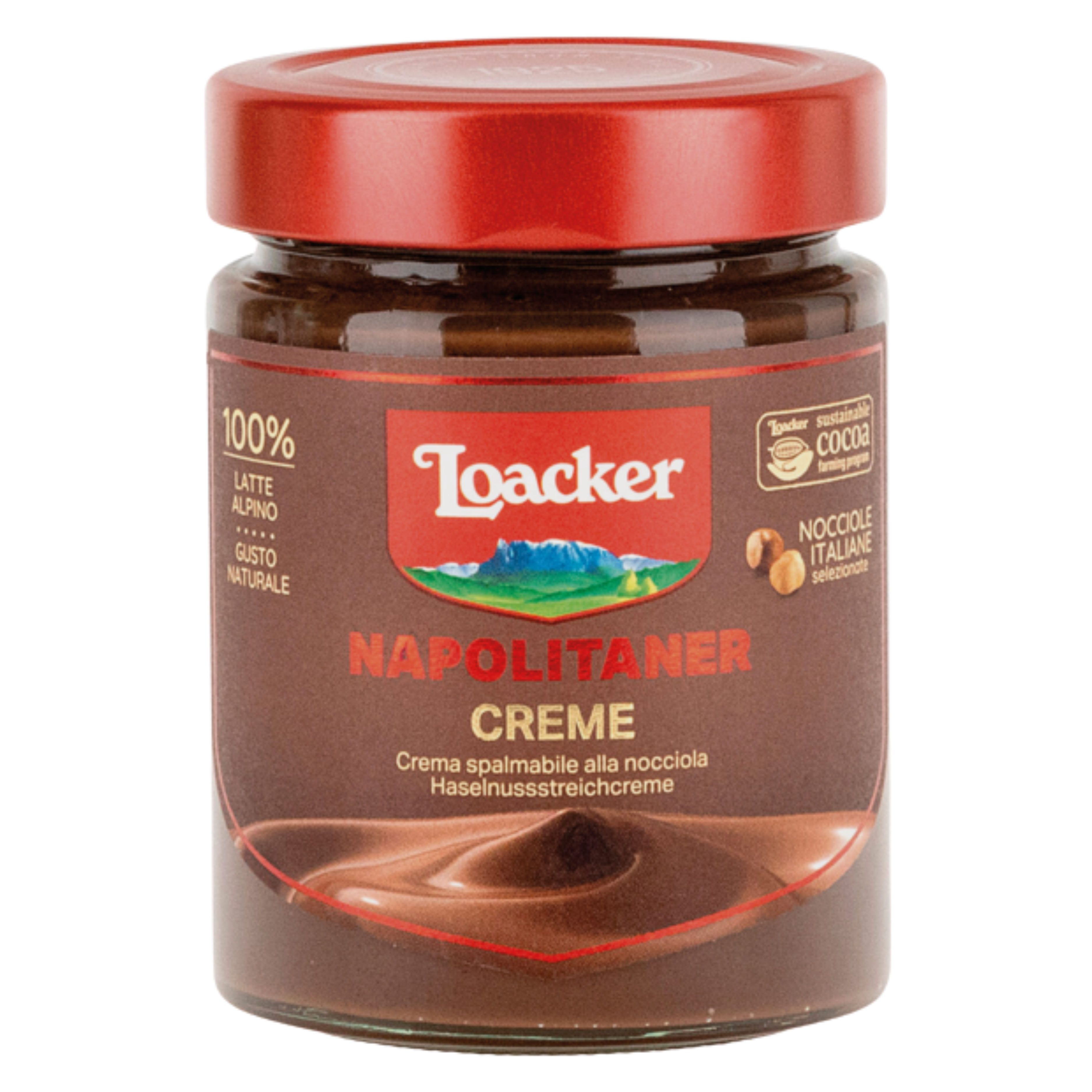 LOACKER NAPOLITANER WITH HAZELNUT CREME SPREAD 290G