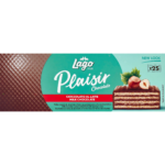 LAGO MILK CHOCOLATE COATED WAFER FILLED WITH HAZELNUT CREAM 25X38GM