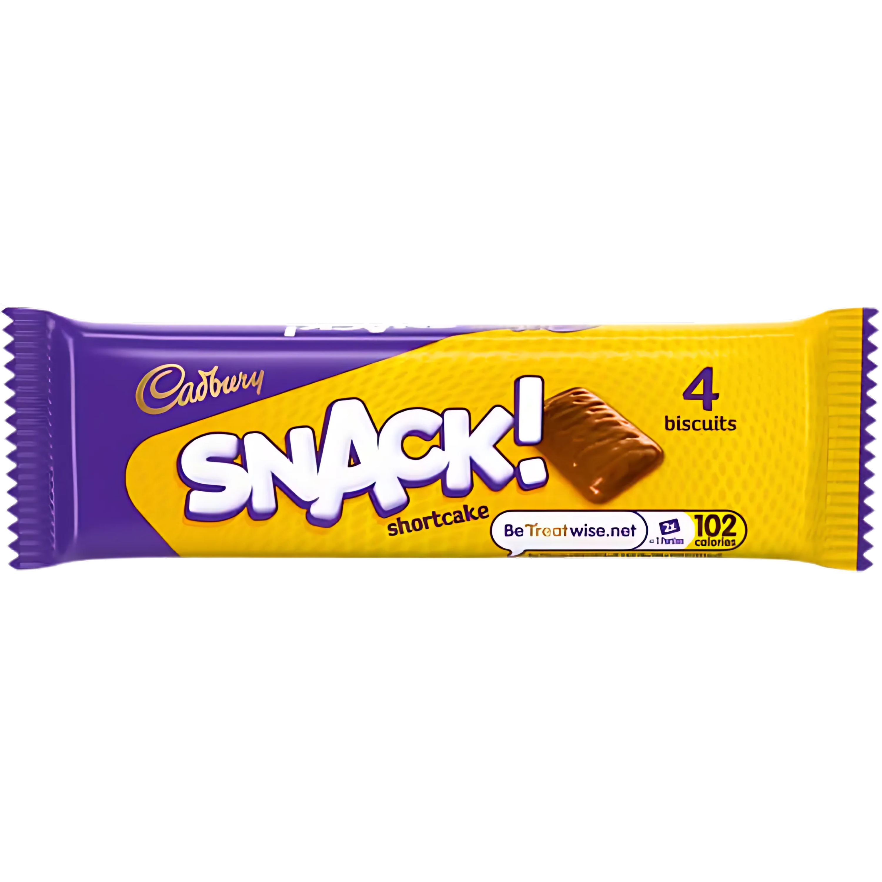 CADBURY SNACK MILK CHOCOLATE COVERED WITH SHORTCAKE BISCUIT 40G