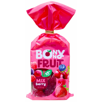 Roshen Bonny Fruit Mix Berry Flavours Jelly 200g