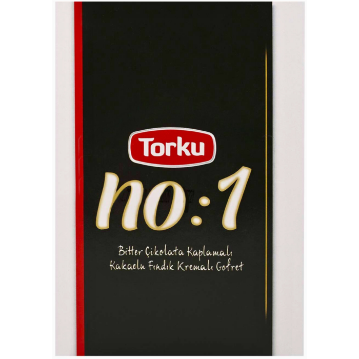 TORKU BITTER CHOCOLATE COATED WAFER WITH COCOA HAZELNUT CREAM 24X28G