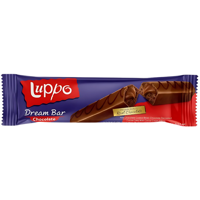 LUPPO DREAM BAR CHOCOLATE CREAM FILLED CAKE 5X30G