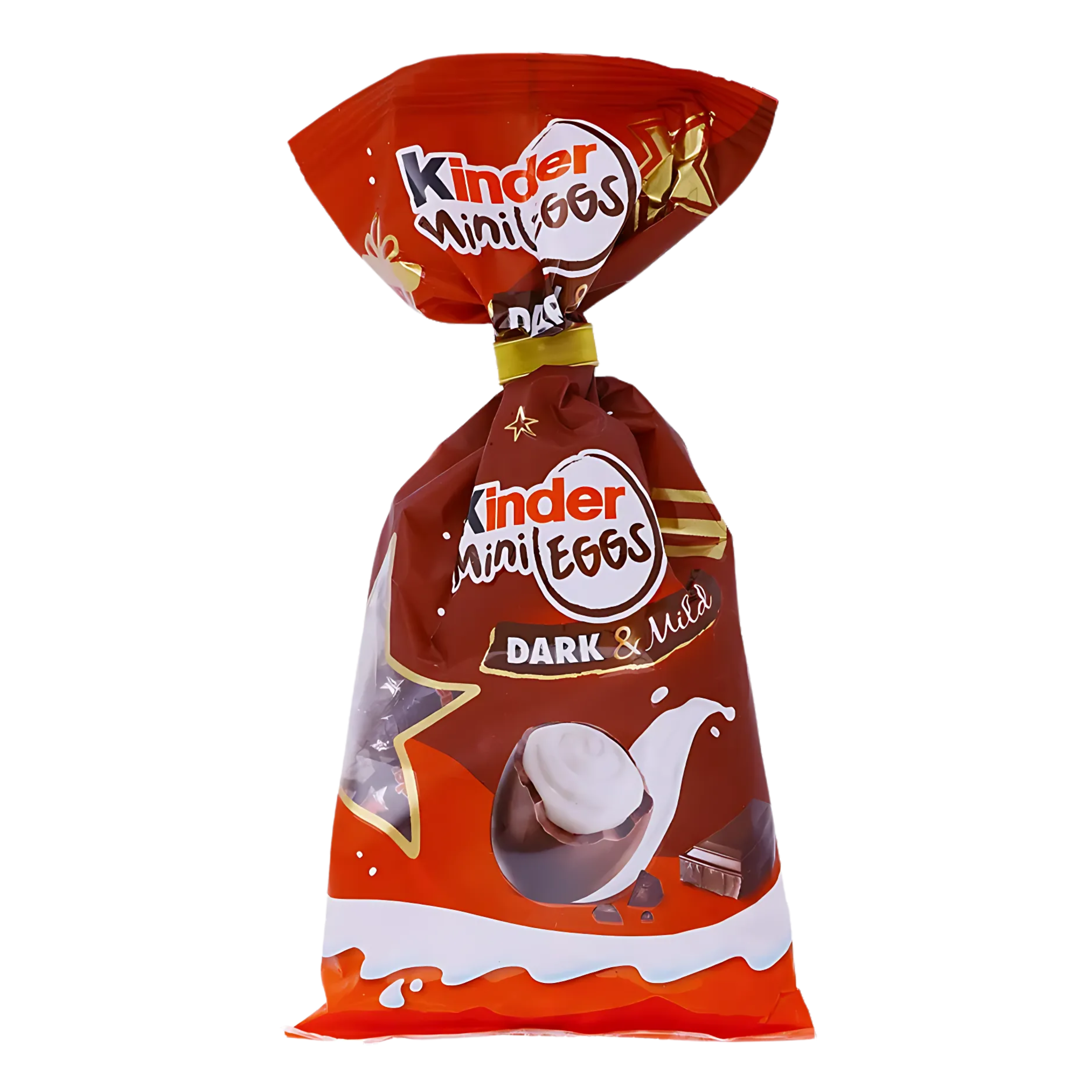 KINDER MINI EGGS FILLED WITH DARK & MILK CHOCOLATE CREAM 85G