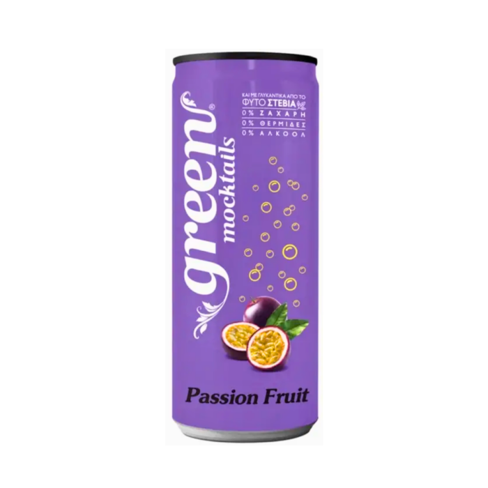 GREEN MOCKTAILS PASSION FRUIT FLAVOUR 6X330ML