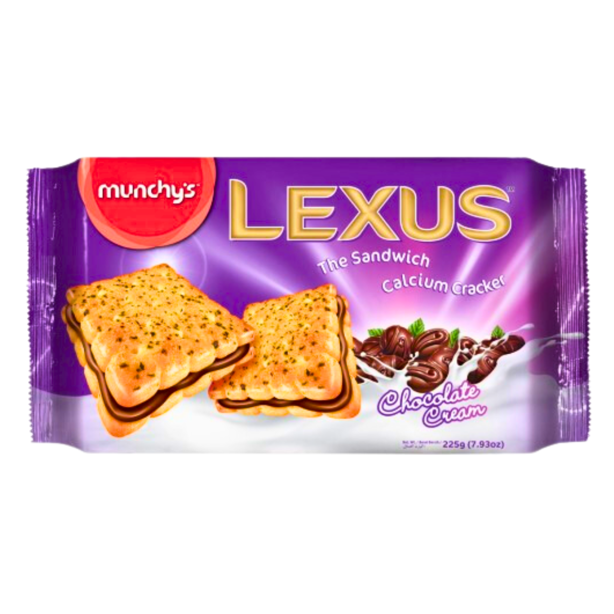 Munchys Lexus Chocolate Cream Cookies 225g