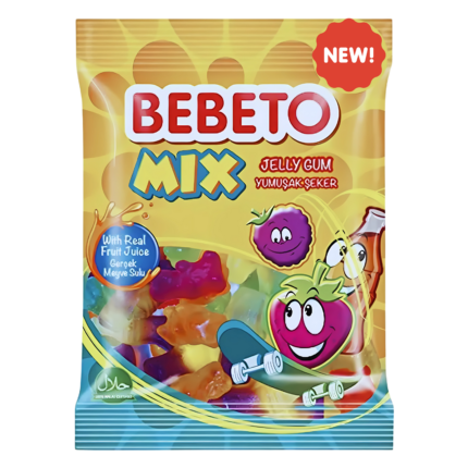 BEBETO MIX JELLY GUM 80G