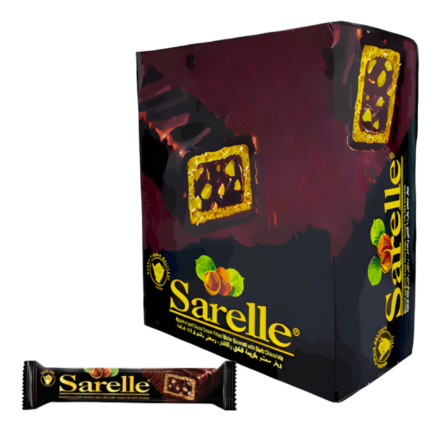 Sarelle Hazelnut & Cocoa Cream Filled Wafer 20x33g