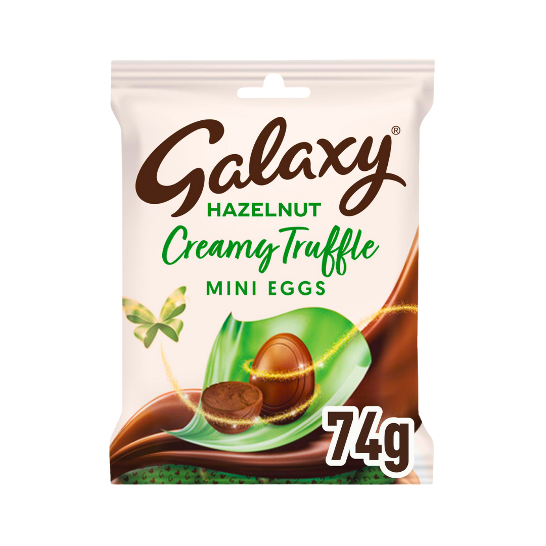 Galaxy Hazelnut Flavour Creamy Truffle Mini Eggs 74g