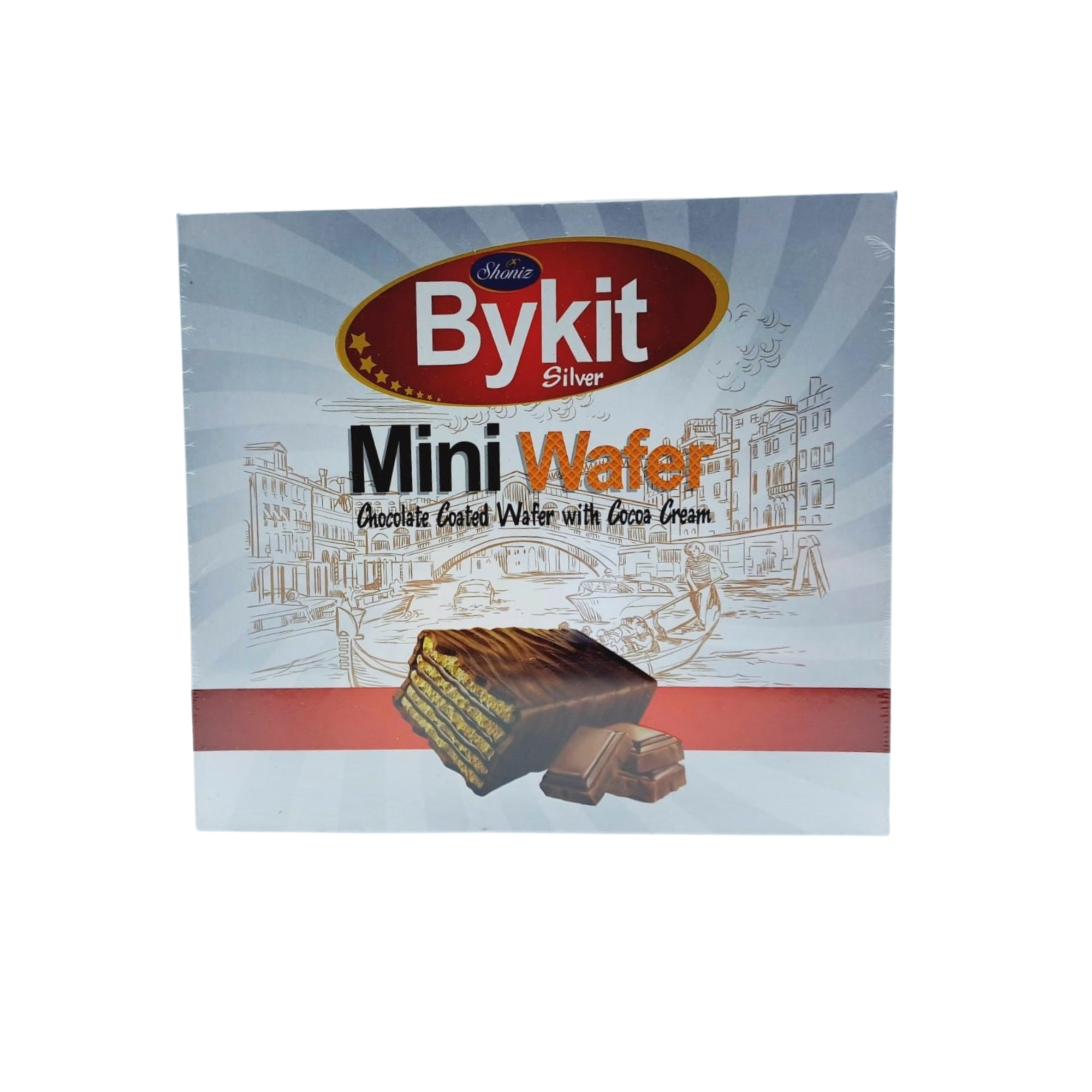 Shoniz Bykit Silver Mini Wafer with Dark Cocoa Cream 500g