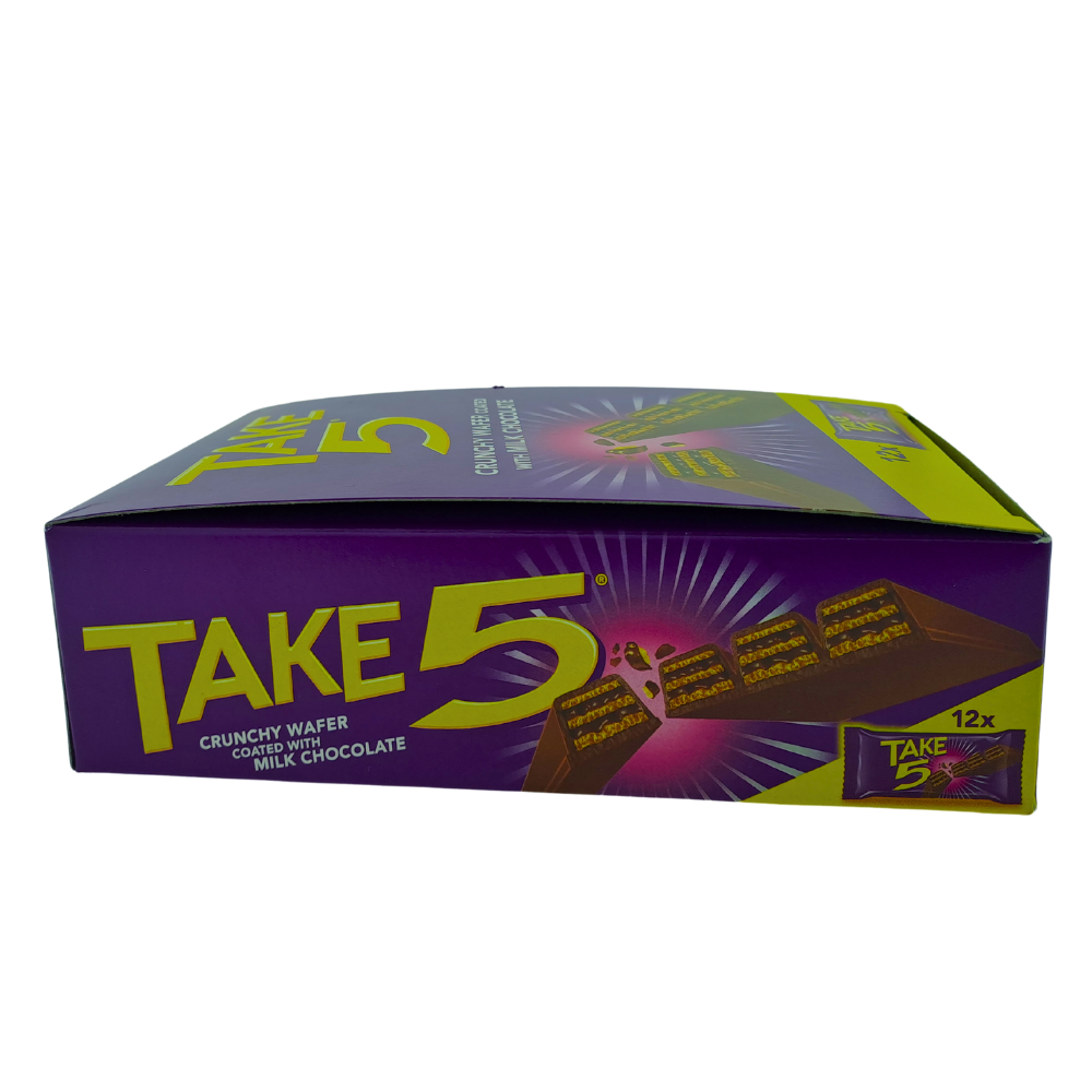Take 5 Crunchy wafer coated with milk chocolate 12x25g