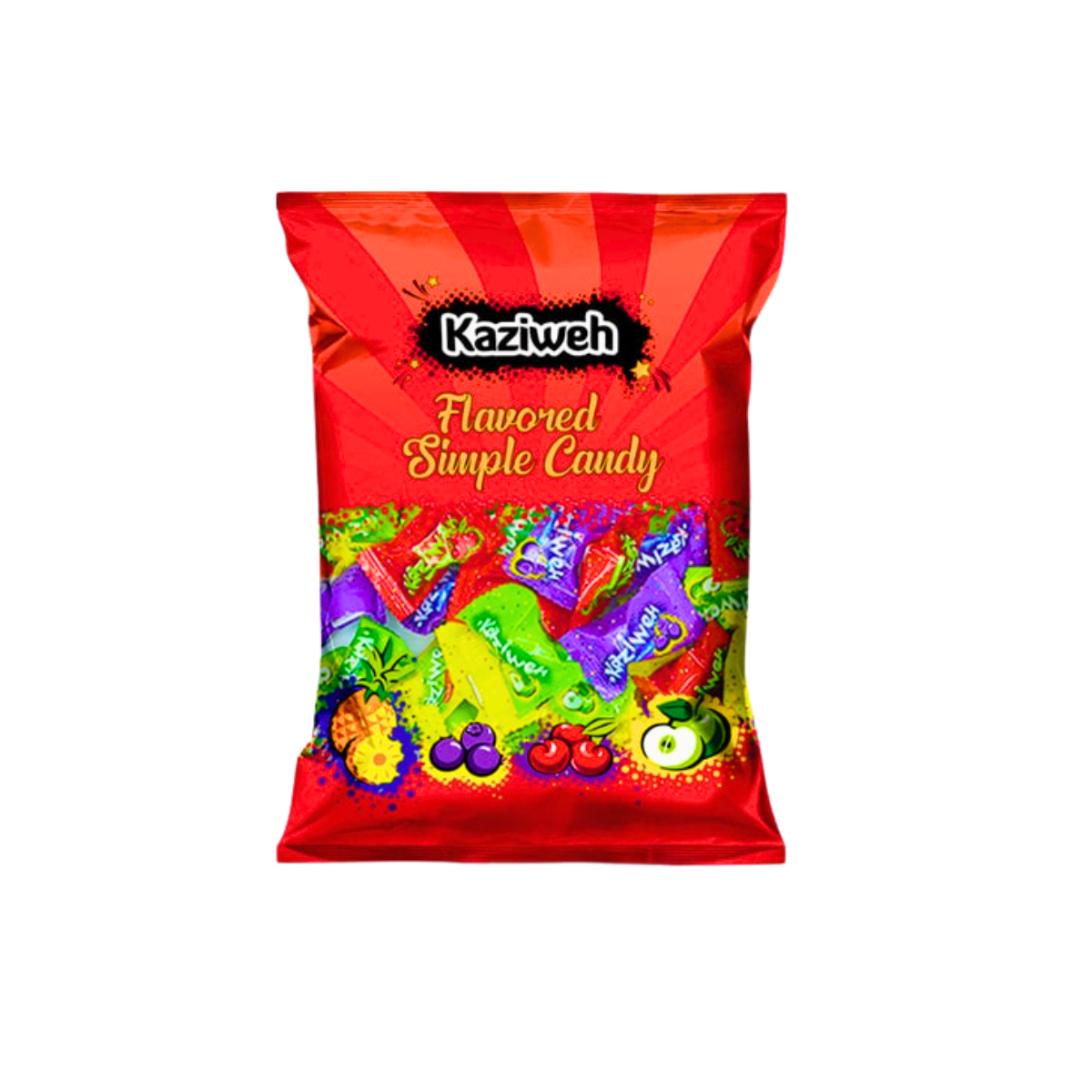 Kaziweh Flavored Simple Candy 900g