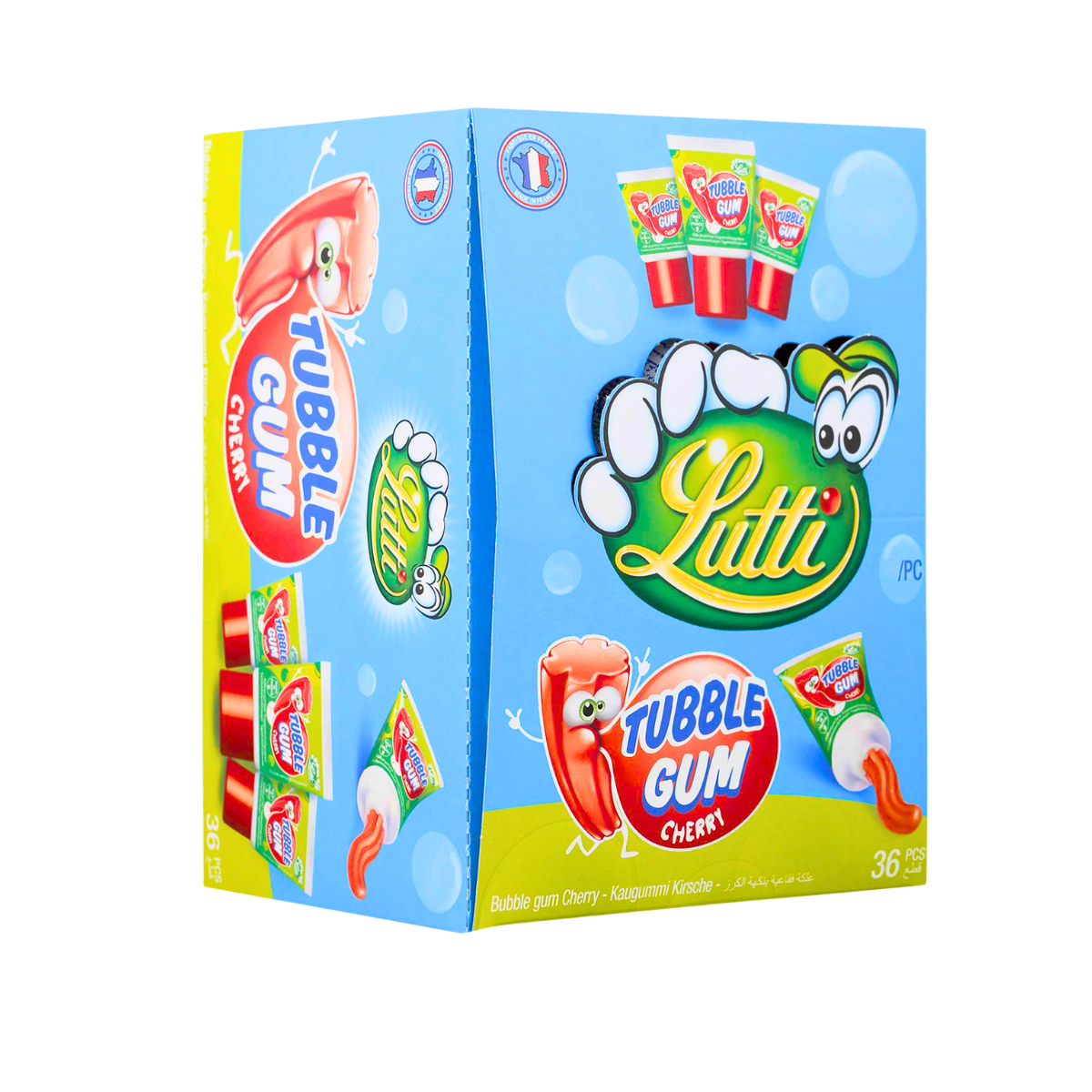 Lutti Tubble Gum Cherry 36x35g