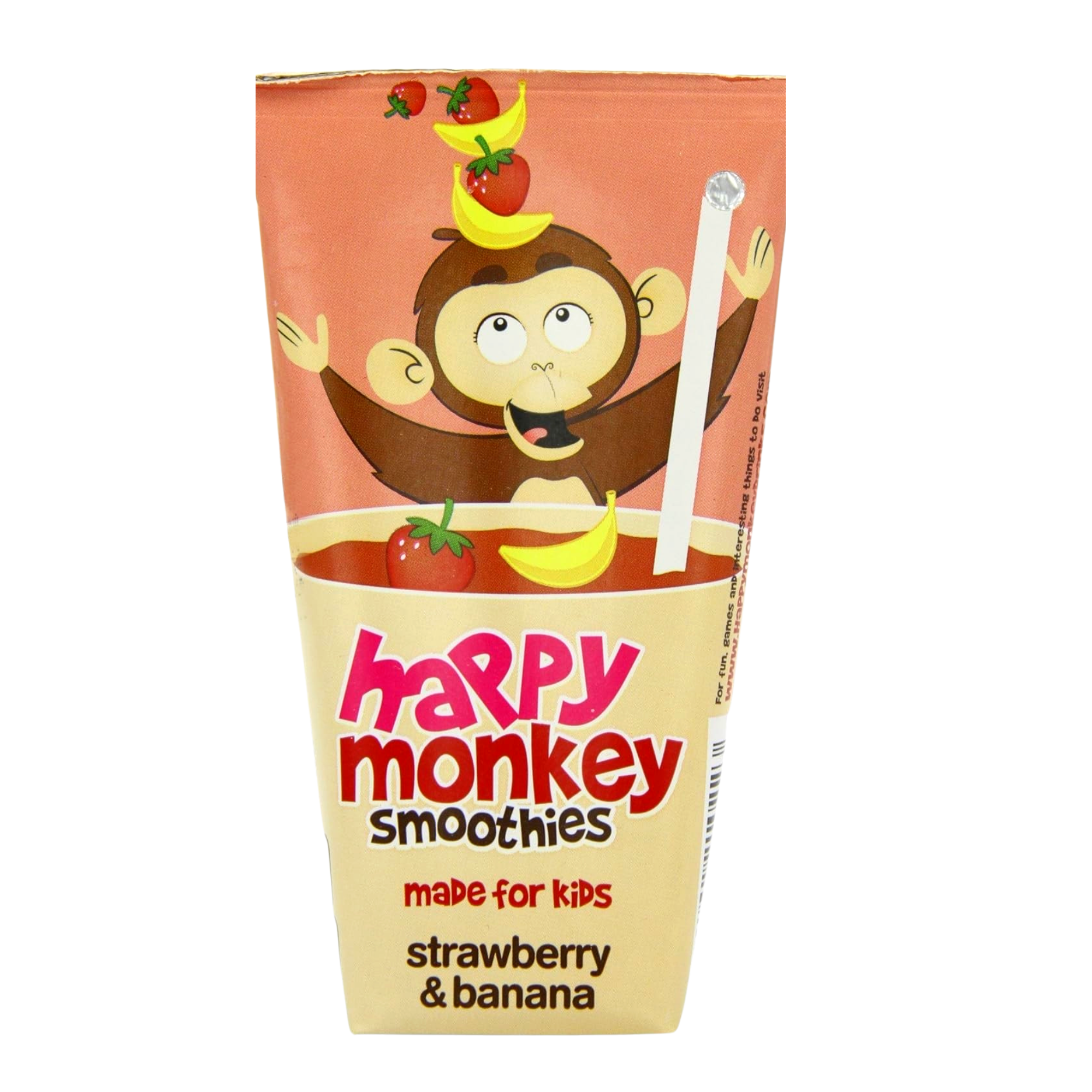 Happy Monkey Smoothies Strawberry & Banana 180ml