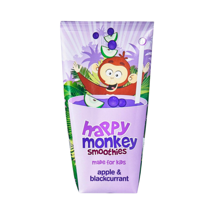 Happy Monkey Smoothies Apple & Blackcurrant 180ml