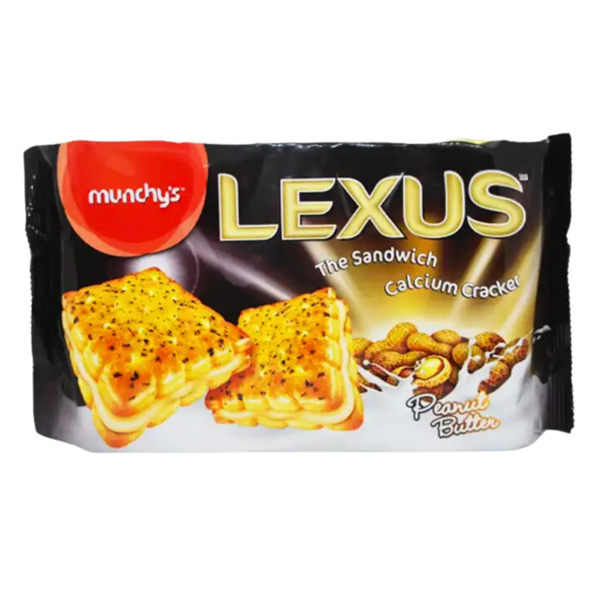 Munchys Lexus the Sandwich Calcium Cracker Peanut Butter 225g