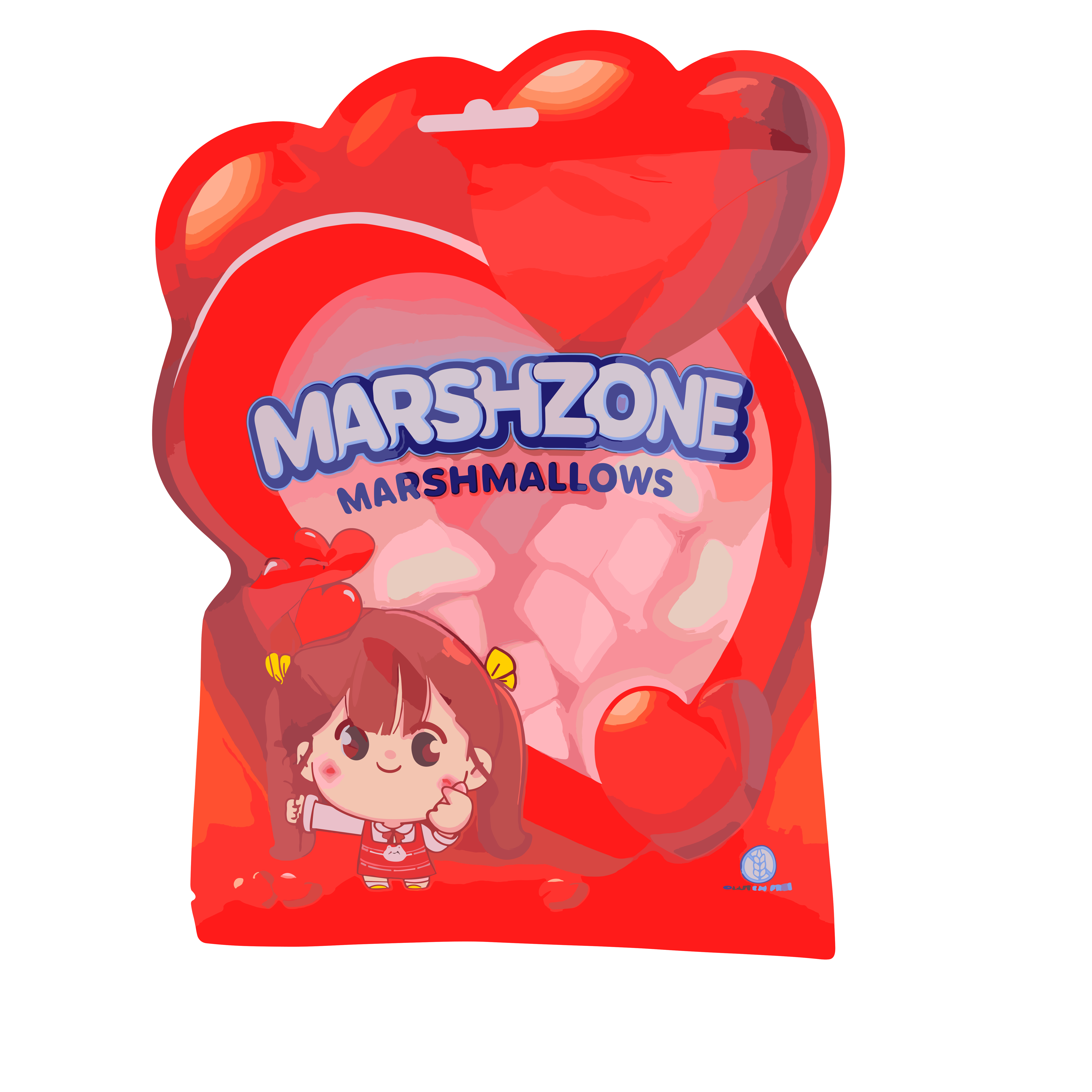 Marshzone marshmallows hearts