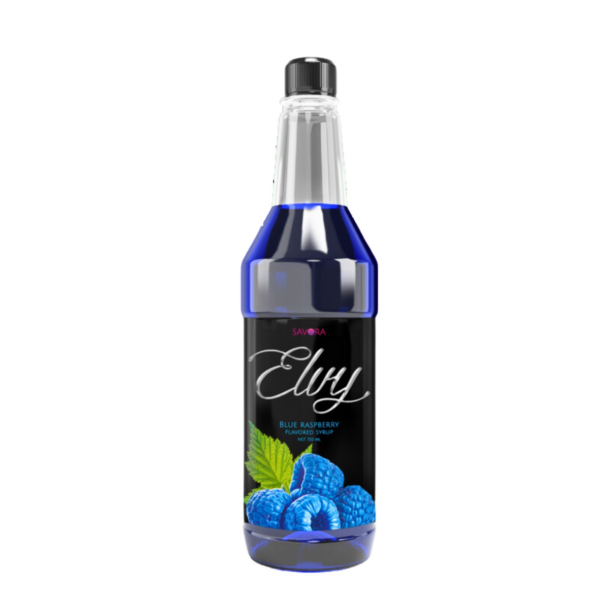 Savora Elvy Blue Raspberry Flavor Syrup 750ml