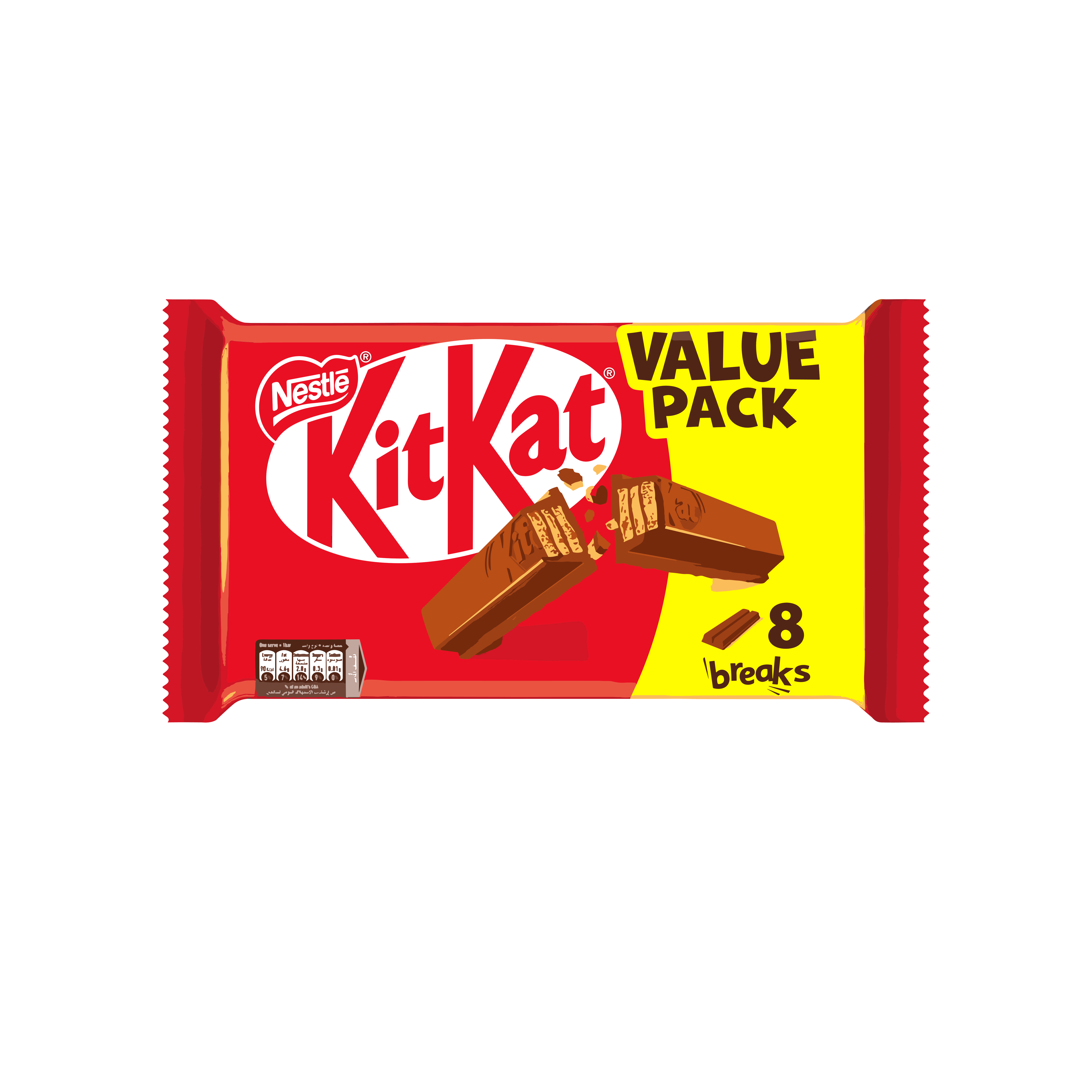 Nestle Kitkat Value Pack 8 Breaks 17.7g