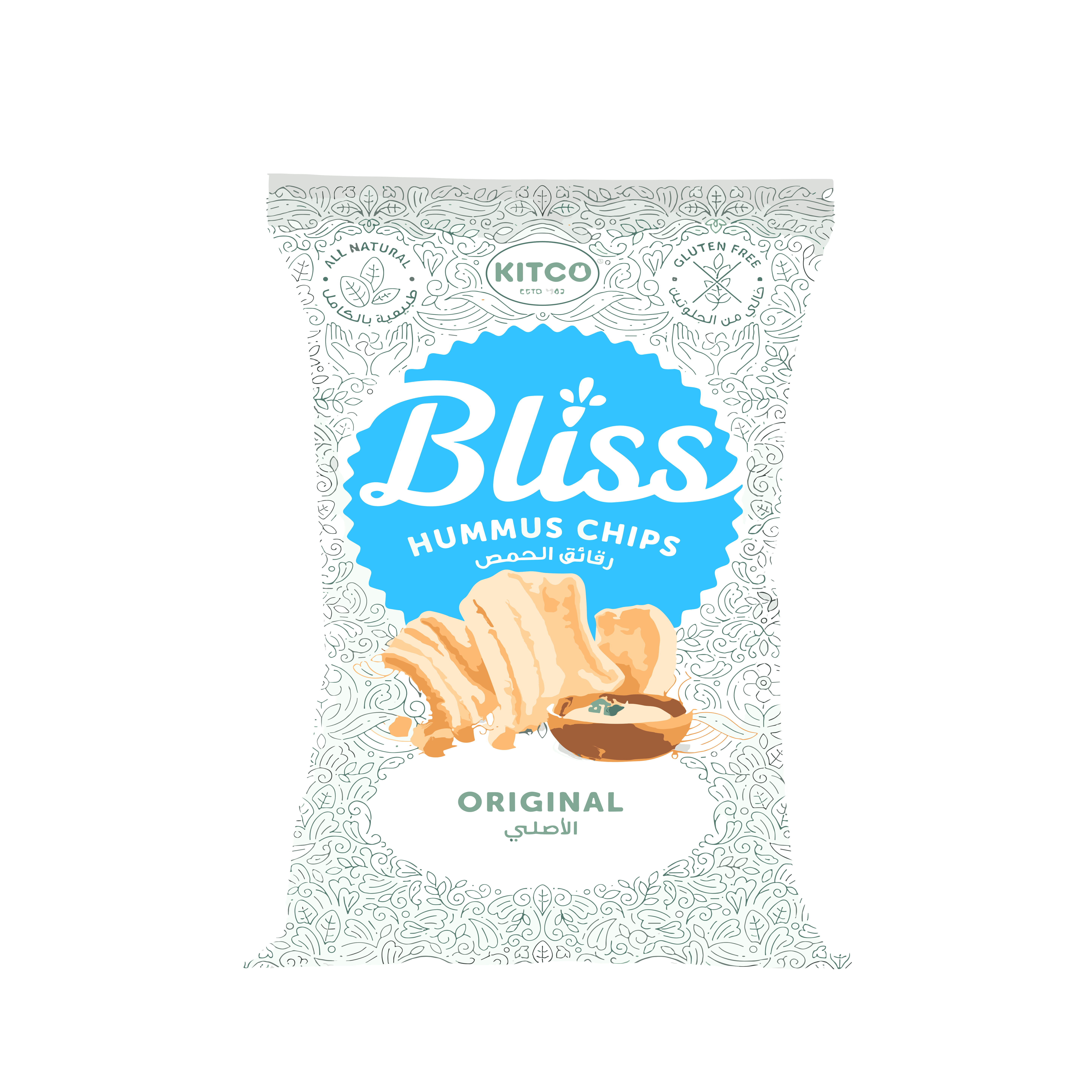 Kitco Bliss Hummus Chips Original 34g