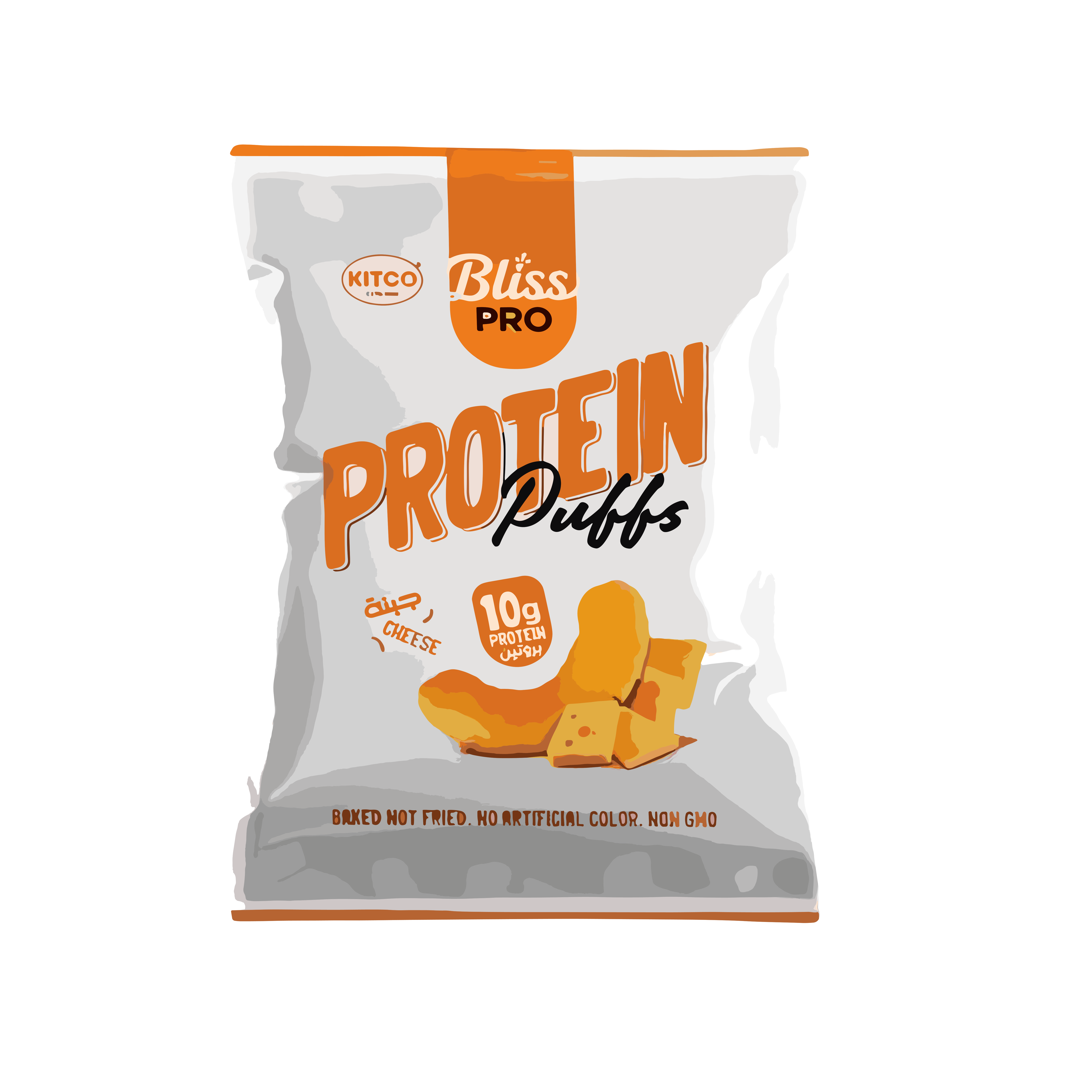 Kitco Bliss Pro Protein Puffs Cheese 50g