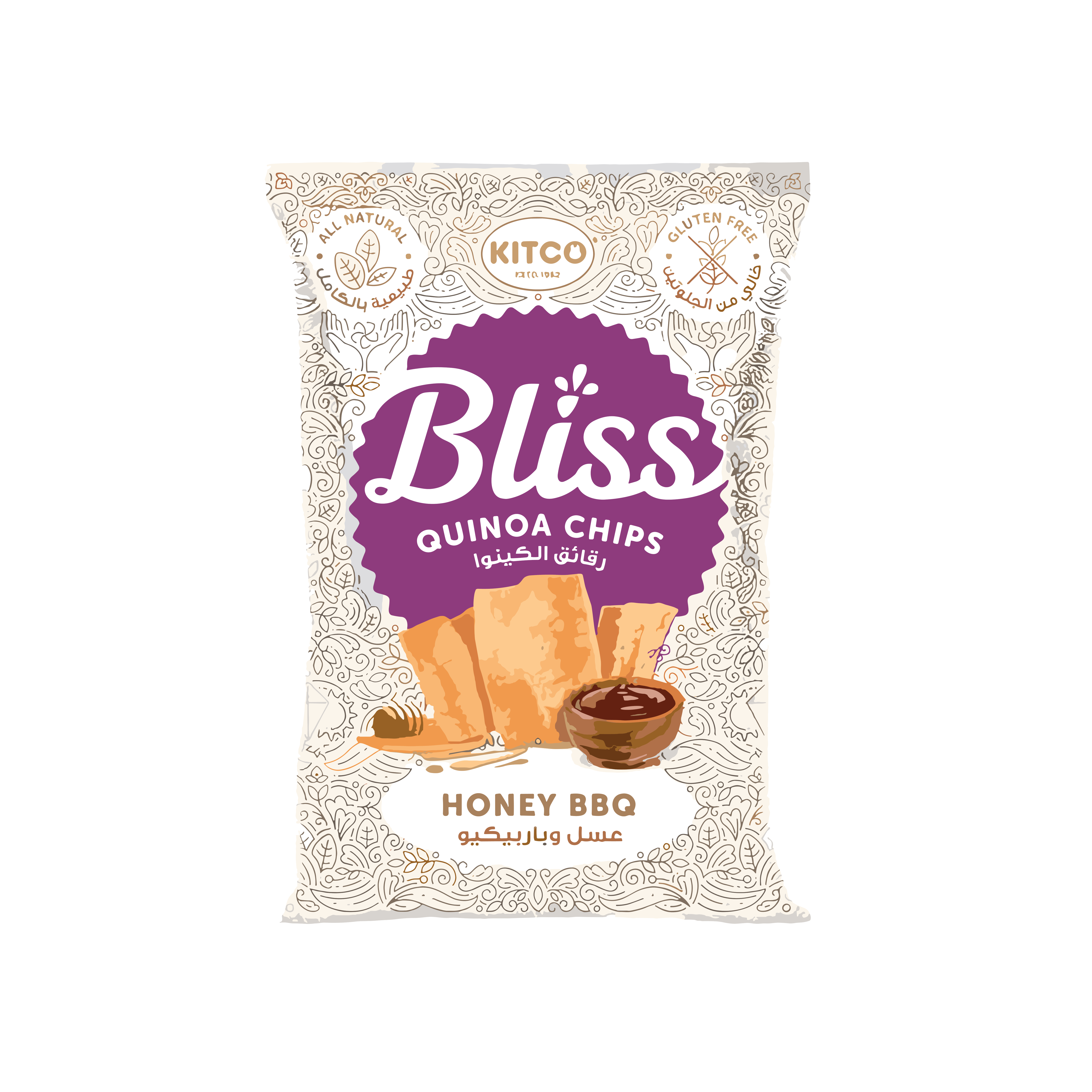 Kitco Bliss Quinoa Chips honey BBQ 34g